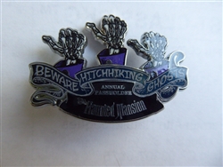 Disney Trading Pins  Haunted Mansion Beware Hitchhiking Ghosts Annual Passholder