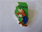 Disney Trading Pin  State Character Pins (Illinois/Goofy) Rare Variant