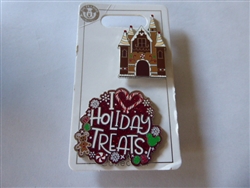 disney trading pin Gingerbread House Mickey Snacks Holiday Treats