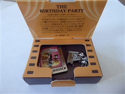 Disney Trading Pin Disney Japan Dream Collection  Mickey Minnie Mouse Birthday Party Poster  2 Pin Boxed Set