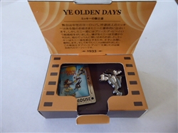 Disney Trading Pin Disney Japan Dream Collection  Ye Olden Days Poster 2 Pin Boxed Set