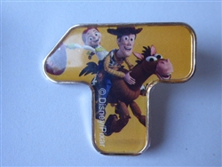 Disney Trading Pin JAPAN Pin Go! WAKUWAKU Adventure in Pixar at KYUSYU Area Up! Woody Jessie