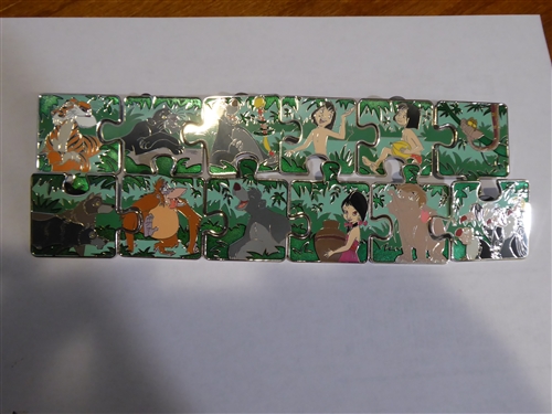 Disney Trading Pin Jungle Book Character Connection Mystery Collection -  Complete set of 12