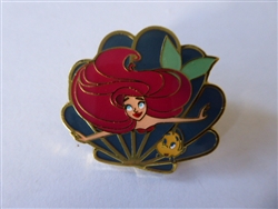 Disney Trading Pin Loungefly Little Mermaid Ariel Flounder Seashell