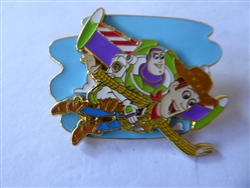 Disney Trading Pins Loungefly Disney Pixar Toy Story Woody & Buzz Layered