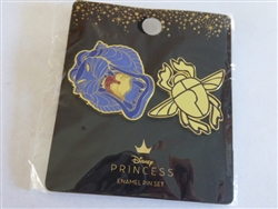 Disney Trading Pin Loungefly Disney Aladdin Cave of Wonders Scarab Enamel Pin Set