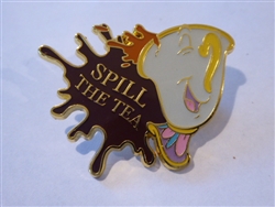 Disney Trading Pin Loungefly Beauty and the Beast Chip Spill the Tea