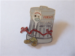 Disney Trading Pins  Loungefly Toy Story Forky Trash Can