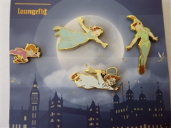 Disney Trading Pins Loungefly Peter Pan Flying Set