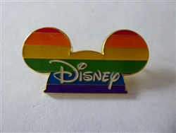 Disney Trading Pin Loungefly Mickey Mouse Hat Rainbow Stripe