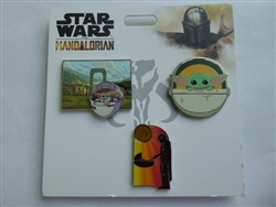 Disney Trading Pin The Mandalorian 3 Pin Set