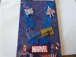 Disney Trading Pin Marvel Pin Trading Starter Set 4 Pins Lanyard