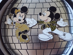 Disney Trading Pin WDI Disco Dancing Mickey and Minnie Jumbo