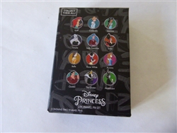 Disney Trading Pins Villains & Princess Micro Profile Mystery Pins