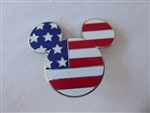 Disney Trading Pin Monogram - American Flag Icon