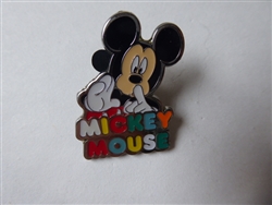 Disney Trading Pin Monogram Mickey Mouse “Shhh”