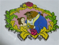 Disney Trading Pin Pink A La Mode - Disney Princess Royal Couples Belle & The Beast