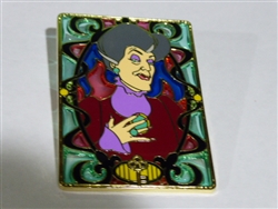 Disney Trading Pin Pink a la Mode Stained Glass Series Villains Lady Tremaine