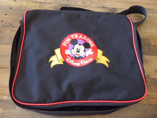 Disney Pin Trading Display Backpack - Mickey Mouse Icon - Black
