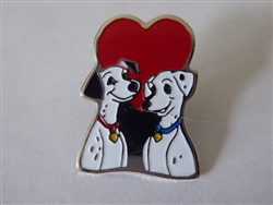 Disney Trading Pin Pongo and Perdita Heart