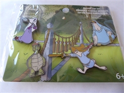 Disney Trading Pins Loungefly 4pc Pin Set - Robin Hood Badminton