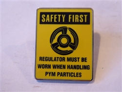 Disney Trading Pins Safety First Pym Particles Sign