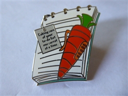 Disney Trading Pins Stocking Stuffers  Carrot Pen and Notebook