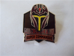 Disney Trading Pin Mandalorian Super Commandos Star Wars Helmet