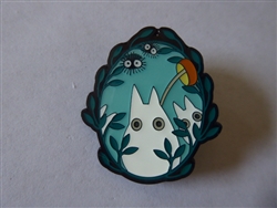 Disney Trading Pin  Ghibli My Neighbor Totoro Leaf Frame Blind Box - White Totoro