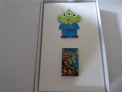 Disney Trading Pin Toy Story Alien VHS Pin Set