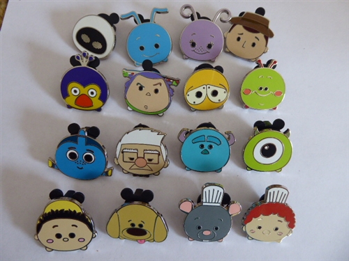 Pixar - Tsum Tsum Mystery Pin Pack - Series 5 complete set of 16