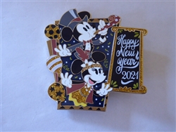 Disney Trading Pin  WDI Mickey and Minnie Mouse Happy New Year 2021