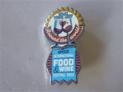 Disney Trading Pin  Epcot Food And Wine Festival 2023 Wine Your Way Around the World