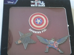 Disney Trading Pin  Marvel Studios The Falcon and Winter Soldier 3 Pin Set