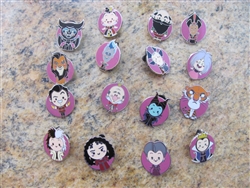 Disney Trading Pins World of Evil Mystery Collection complete set of 16 pins