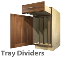 Base 1 door and 1 drawer TRAY DIVIDERS