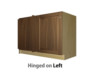 1 door blind corner base cabinet hinged left