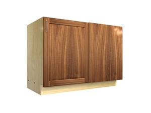 1 door base cabinet with blank panel return (RIGHT side hinged)