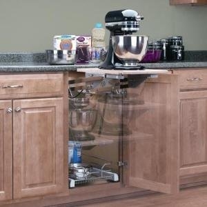 Kitchen Aid Cabinets With Popup Mixer Shelf: Eclectic Kitchen Aid Storage  That Will Fit In A Cabinet With A Drawer …