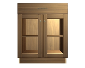 2 door 1 drawer base cabinet