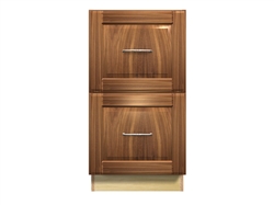 2 drawer base cabinet