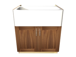 2 door apron sink base cabinet