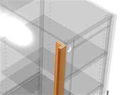 Tall cabinet filler