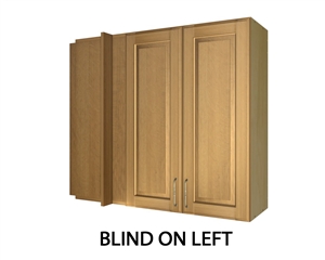 2 door LEFT blind corner wall cabinet