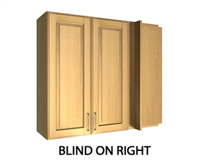 2 door RIGHT blind corner wall cabinet