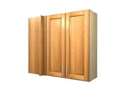 2 door blind corner wall cabinet (LEFT side hinged with integrated filler)