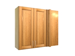 2 door blind corner wall cabinet (RIGHT side hinged with integrated filler)