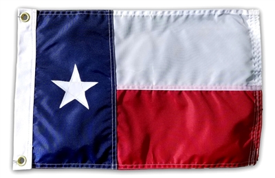 12" x 18" Texas Flag - Nylon