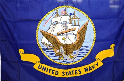 2' x 3' Navy Flag - Nylon