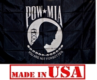 2' x 3' POW-MIA Flag - Nylon - Single Faced